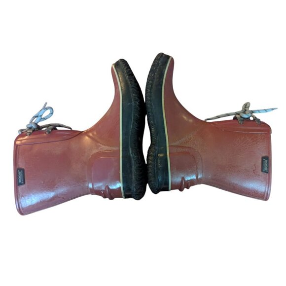 Bogs Urban Farmer Red Rain Snow Waterproof Boots Lace Up Women’s Size 9 - Picture 7 of 11